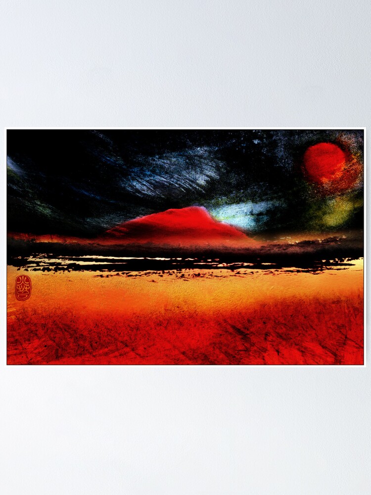Alternate view of Red Mountains Poster