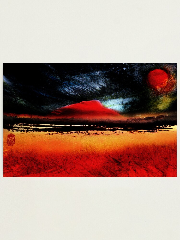 Alternate view of Red Mountains Photographic Print