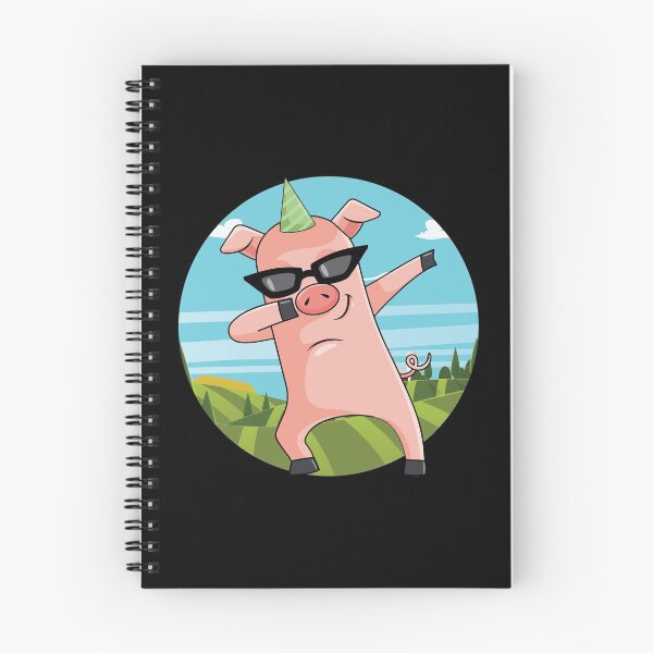 Item preview, Dabbing Pig | Dancing Farm Animal Pink Piglet designed and sold by anziehend.