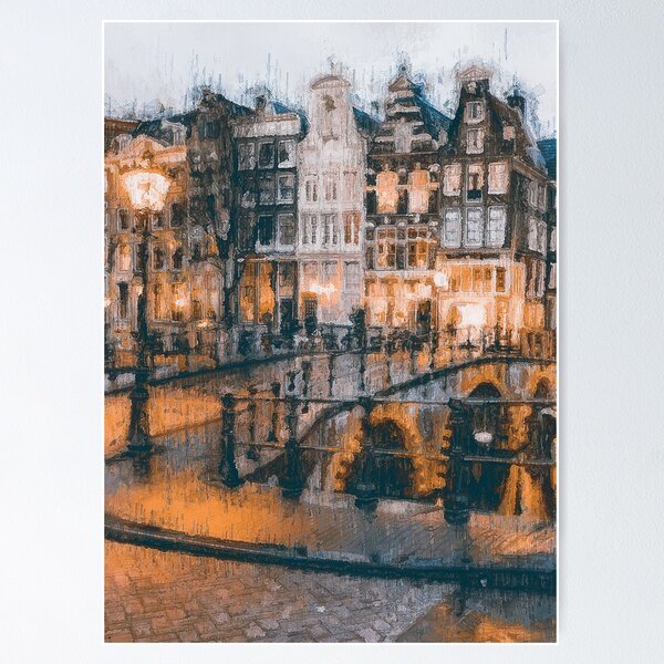 Aperçu de l'œuvre Amsterdam créée et vendue par AM FineArtPrints.