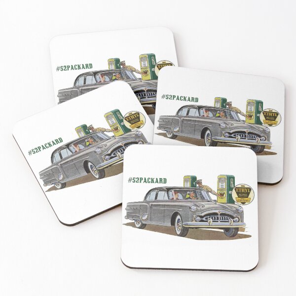 Item preview, The Classic '52 Packard Fueling Up. (Green Hashtag)  designed and sold by taspaul.