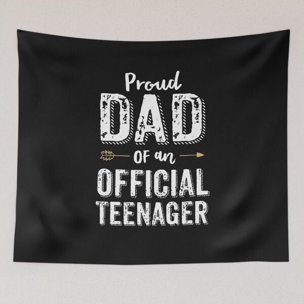 Item preview, Proud dad of an official teenager 13th Birthday party matching family outfit for father of teen son or daughter  designed and sold by alenaz.