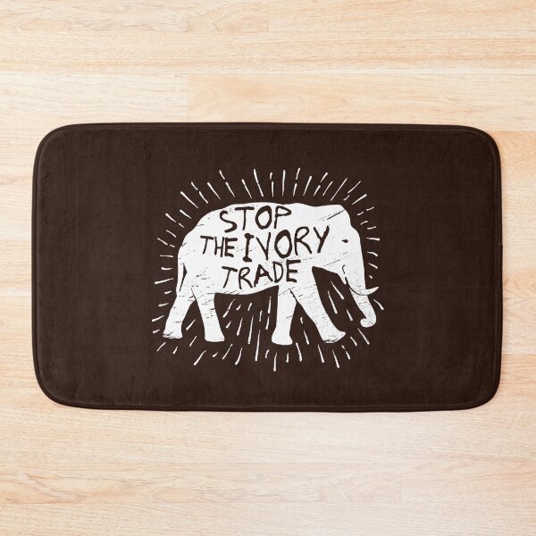 Item preview, Elephant Rescue - Stop The Ivory Trade Elephant Silhouette designed and sold by Bangtees.