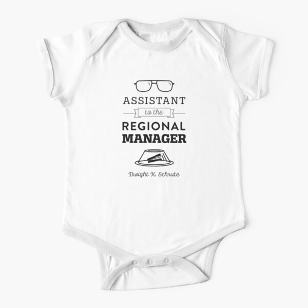 The Office Dunder Mifflin - Assistant to the Regional Manager Short Sleeve Baby One-Piece