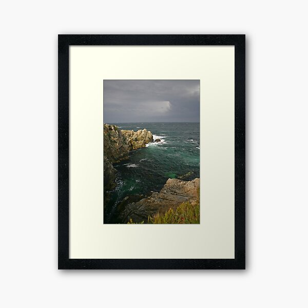 central coast point lobos Framed Art Print
