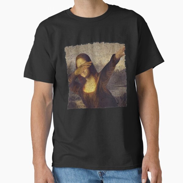 Artikel-Vorschau von Vintage Mona Lisa, die Tupfen Meme betupft, designt und verkauft von MagicBoutique.