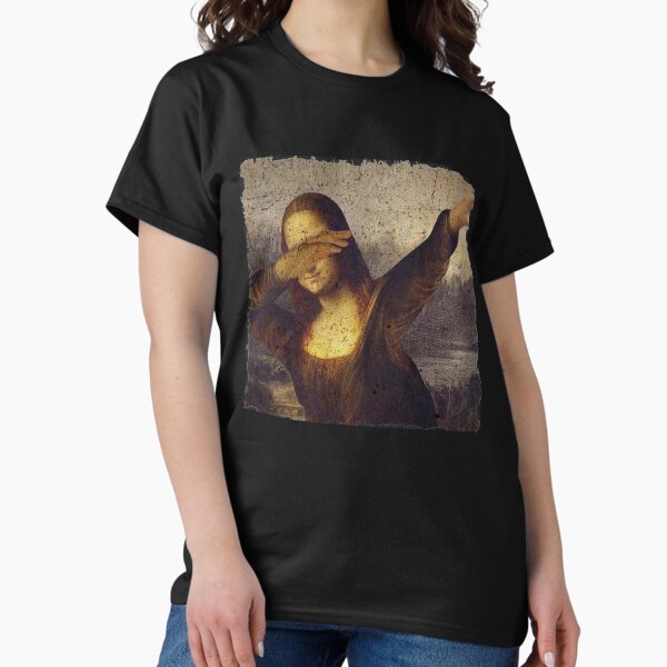 Artikel-Vorschau von Vintage Mona Lisa, die Tupfen Meme betupft, designt und verkauft von MagicBoutique.