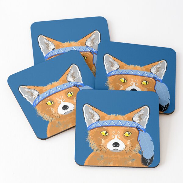 Item preview, Tribal fox designed and sold by jasmineberry.