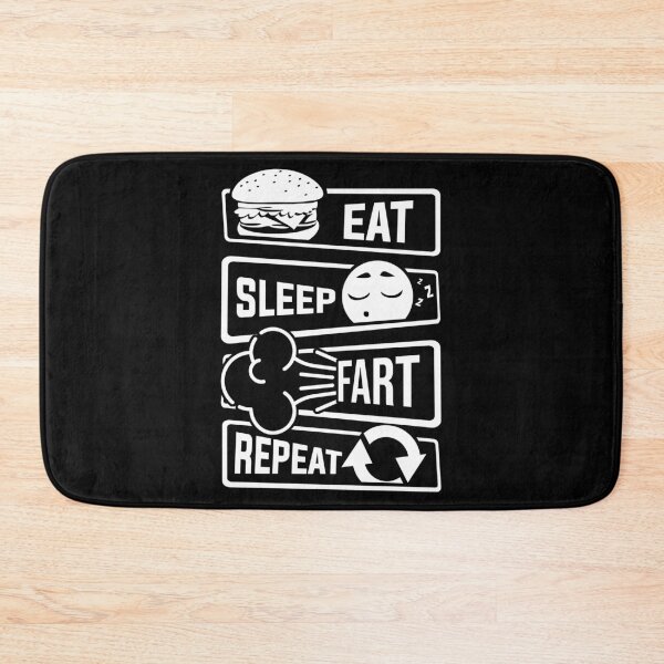 Item preview, Eat Sleep Fart Repeat | Farting Flatulence Smell designed and sold by anziehend.