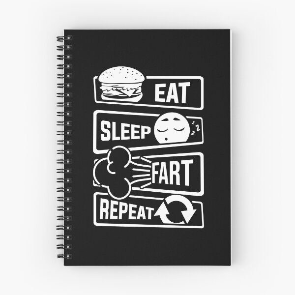 Item preview, Eat Sleep Fart Repeat | Farting Flatulence Smell designed and sold by anziehend.