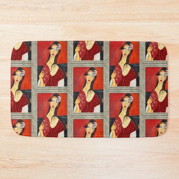 Item preview, The Red Fan (based on Amadeo Modigliani's painting) designed and sold by PrivateVices.