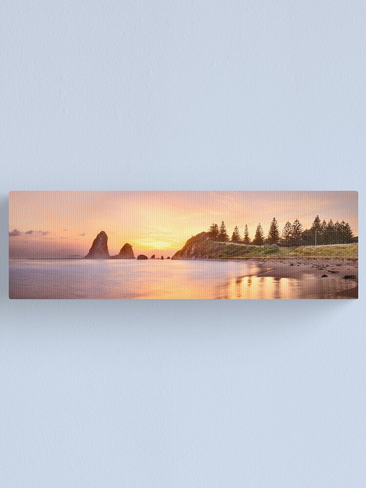 Alternate view of Glasshouse Rocks, Narooma, New South Wales, Australia Canvas Print