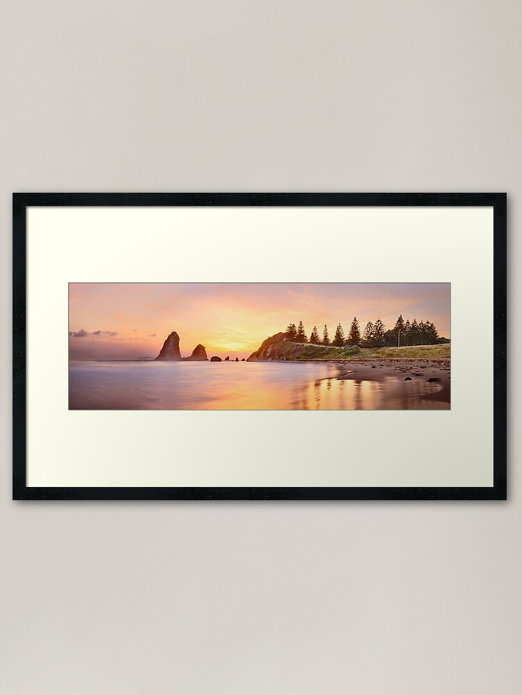 Alternate view of Glasshouse Rocks, Narooma, New South Wales, Australia Framed Art Print