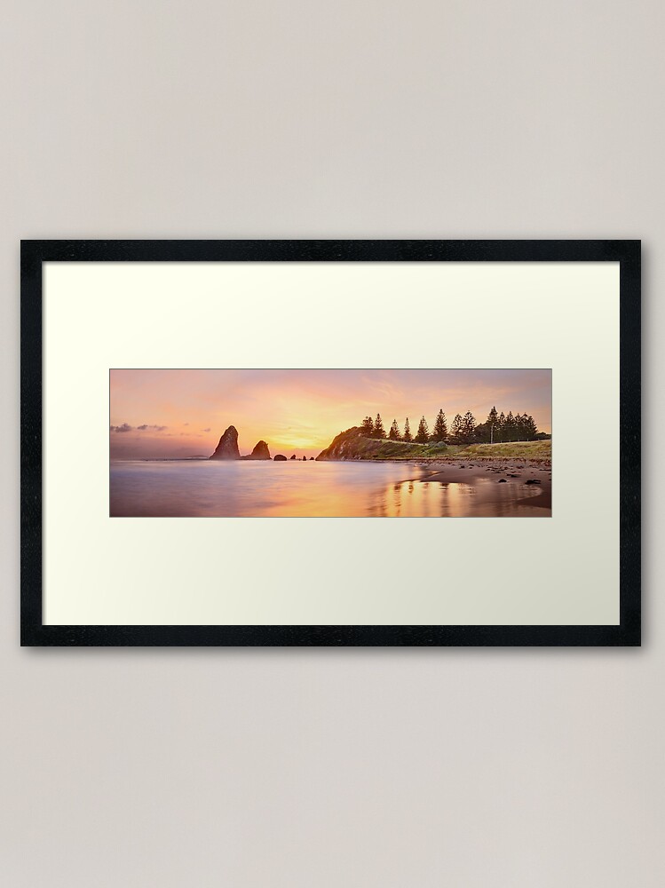 Alternate view of Glasshouse Rocks, Narooma, New South Wales, Australia Framed Art Print
