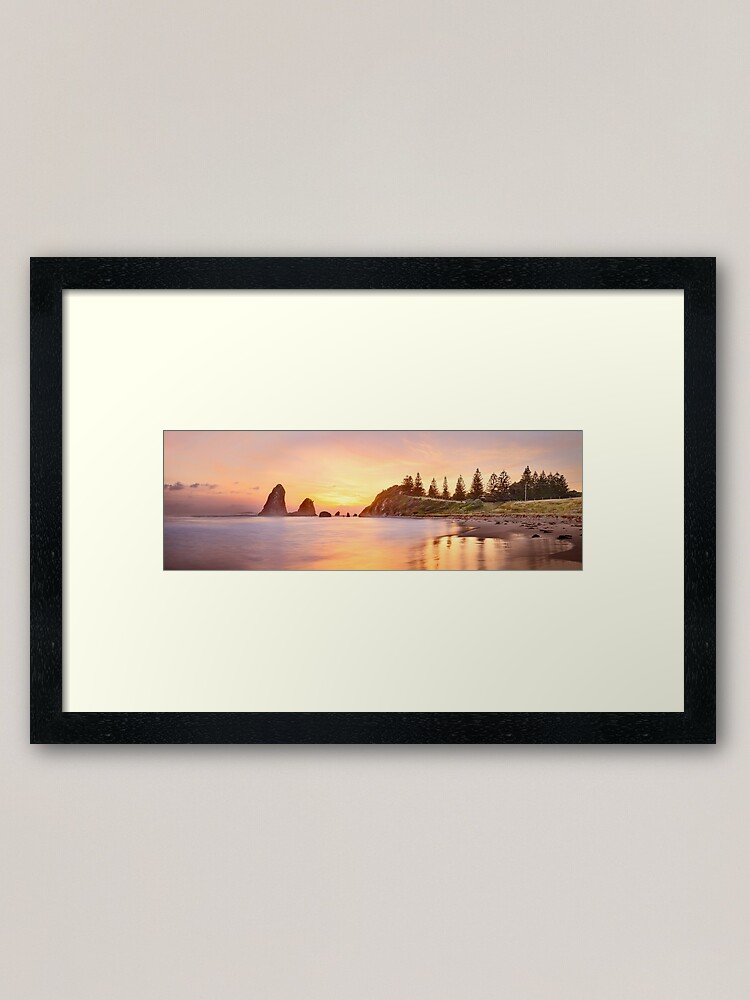 Alternate view of Glasshouse Rocks, Narooma, New South Wales, Australia Framed Art Print