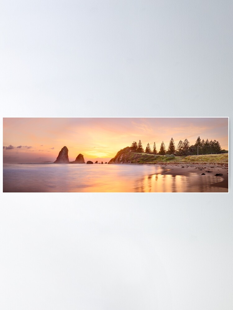 Alternate view of Glasshouse Rocks, Narooma, New South Wales, Australia Poster