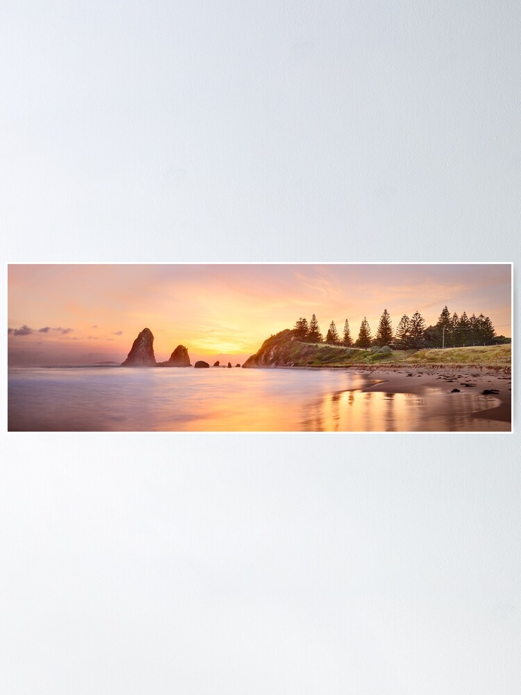 Alternate view of Glasshouse Rocks, Narooma, New South Wales, Australia Poster