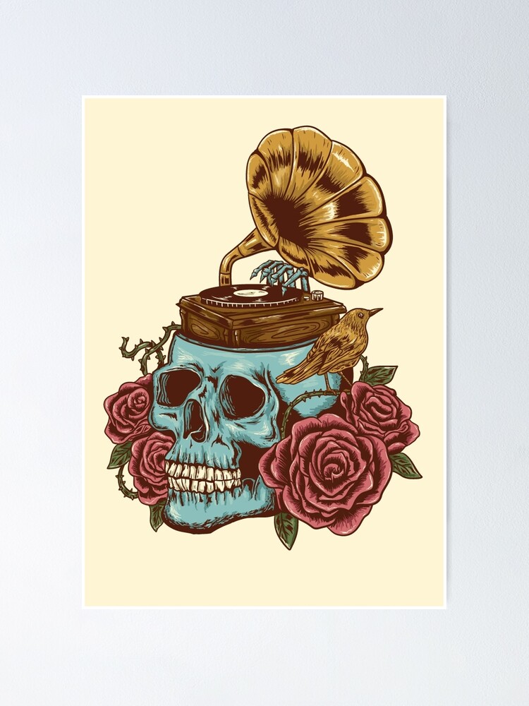 Stuck On My Head Poster By Motymotymoty Redbubble