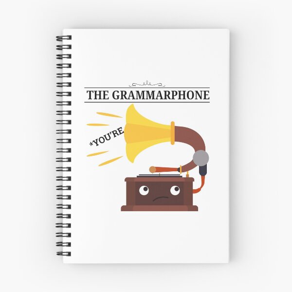 Item preview, The Grammarphone - Funny Gramophone Wordplay designed and sold by anziehend.
