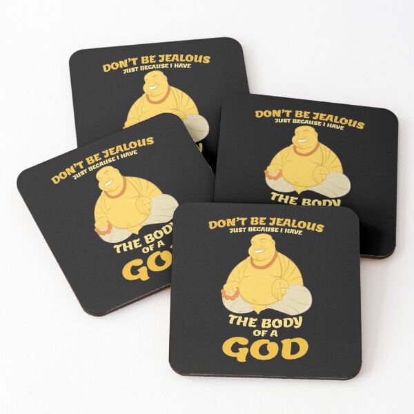 Item preview, I Have The Body Of A God | Buddha Saying designed and sold by anziehend.