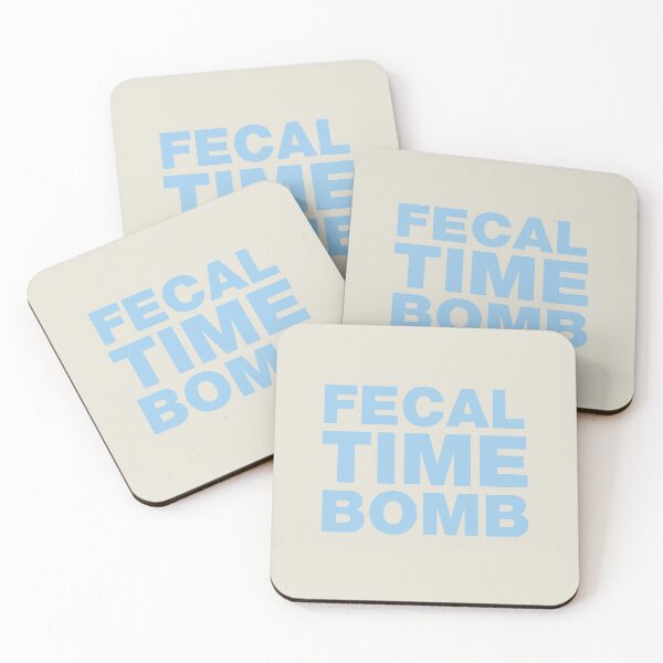 Item preview, Fecal Time Bomb - Light Blue designed and sold by Anguru.