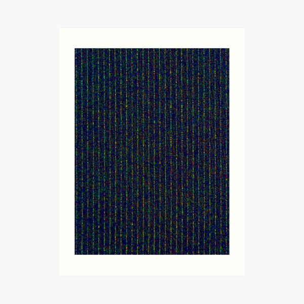 dotty pinstripe Art Print