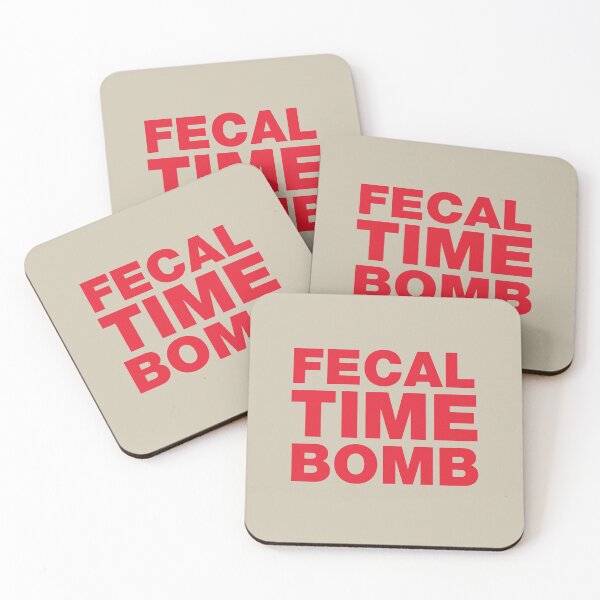 Item preview, Fecal Time Bomb - Red designed and sold by Anguru.