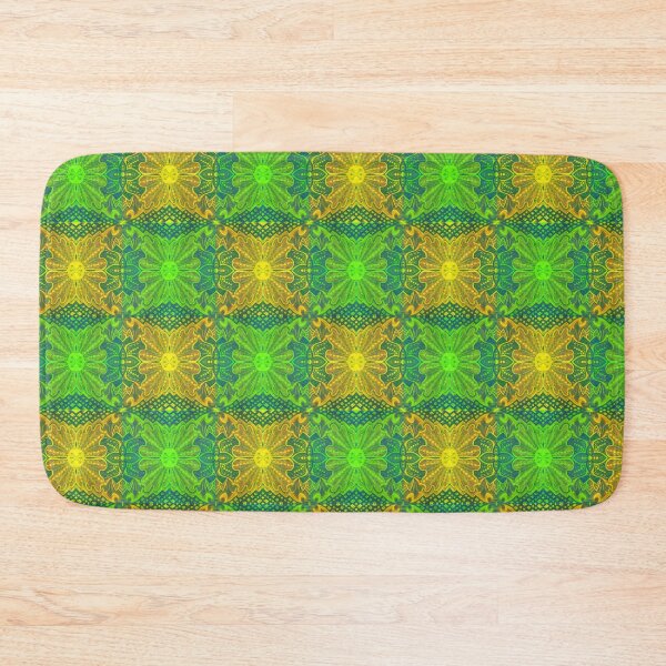 Item preview, Oak King, Bohemian Arabesque Pattern, Yellow Green  designed and sold by Julia Khoroshikh.