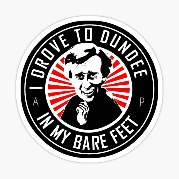 Item preview, ALAN PARTRIDGE - I DROVE TO DUNDEE IN MY BARE FEET designed and sold by sociographix.