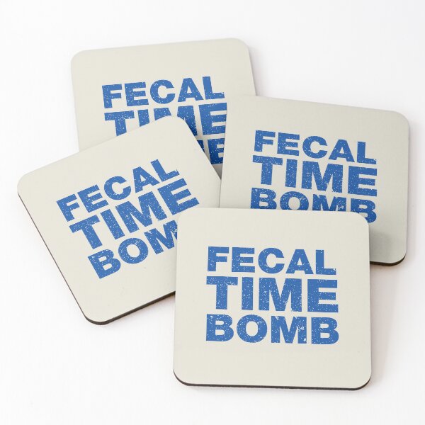 Item preview, Fecal Time Bomb - Blue - Distressed designed and sold by Anguru.