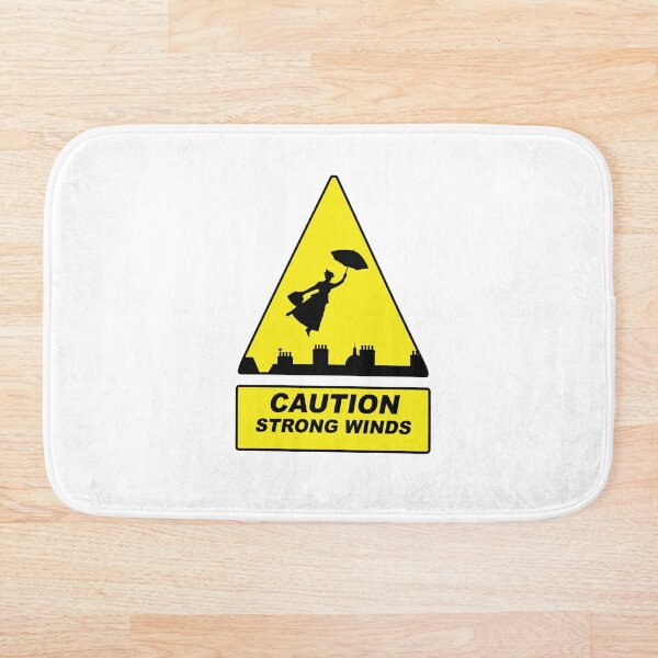 Item preview, Strong Winds - Humorous Warning Sign designed and sold by WayneBrant.