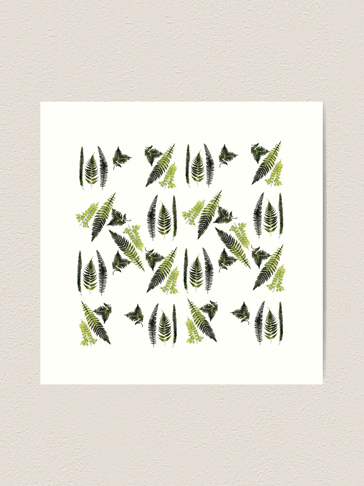 Alternate view of Fronds of ferns Art Print