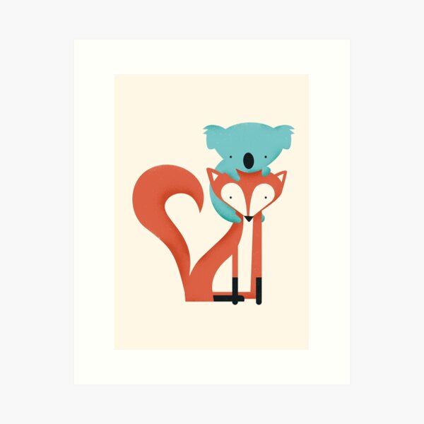 Aperçu de l'œuvre Fox et Koala créée et vendue par jayfleck.