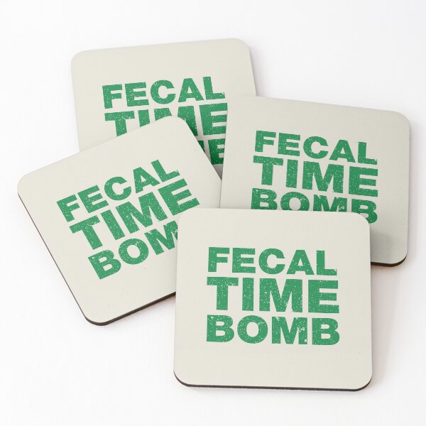 Item preview, Fecal Time Bomb - Green - Distressed designed and sold by Anguru.