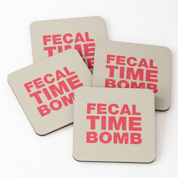 Item preview, Fecal Time Bomb - Red - Distressed designed and sold by Anguru.
