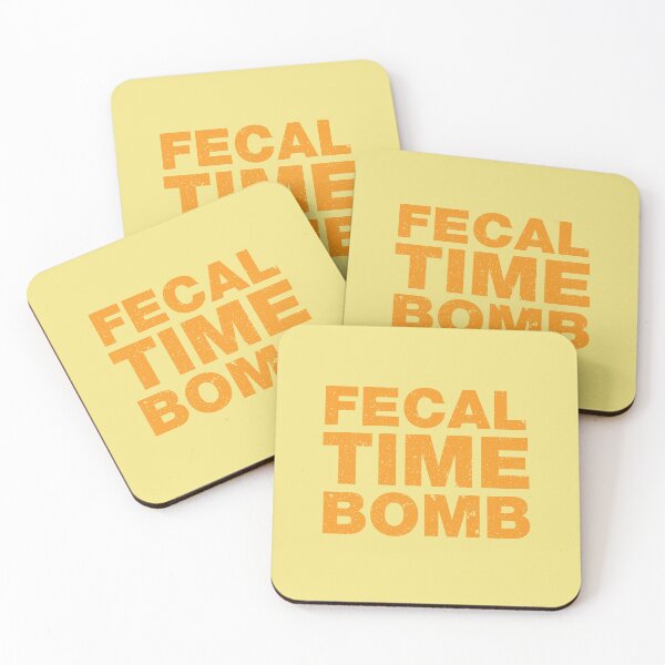 Item preview, Fecal Time Bomb - Orange - Distressed designed and sold by Anguru.