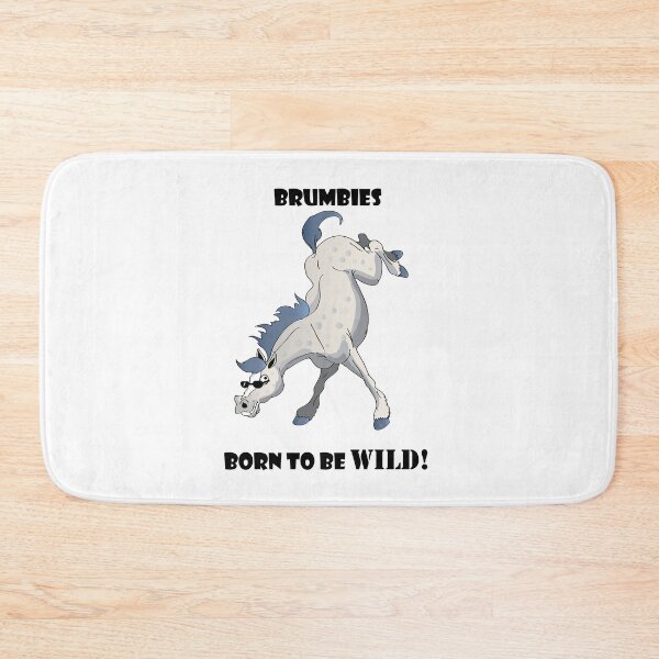 Item preview, Brumbies are Born to be Wild designed and sold by Sketchy Pony.