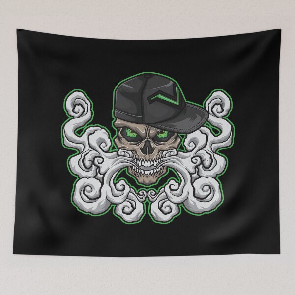 Artikelvorschau, Vaping Skull | Cloud Chaser | Undead Vaper entworfen und verkauft von anziehend.