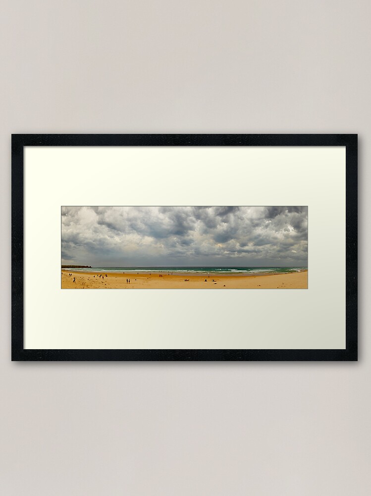 Thumbnail 1 of 7, Framed Art Print, Stormy Cape Woolamai Beach, Phillip Island, Victoria, Australia designed and sold by Chockstone.
