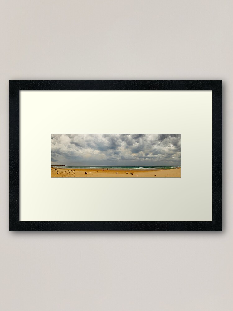 Thumbnail 1 of 7, Framed Art Print, Stormy Cape Woolamai Beach, Phillip Island, Victoria, Australia designed and sold by Chockstone.
