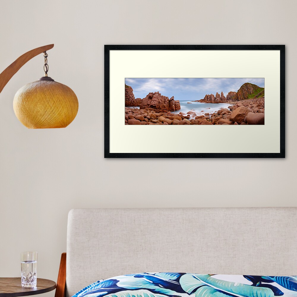 The Pinnacles, Phillip Island, Victoria, Australia Framed Art Print