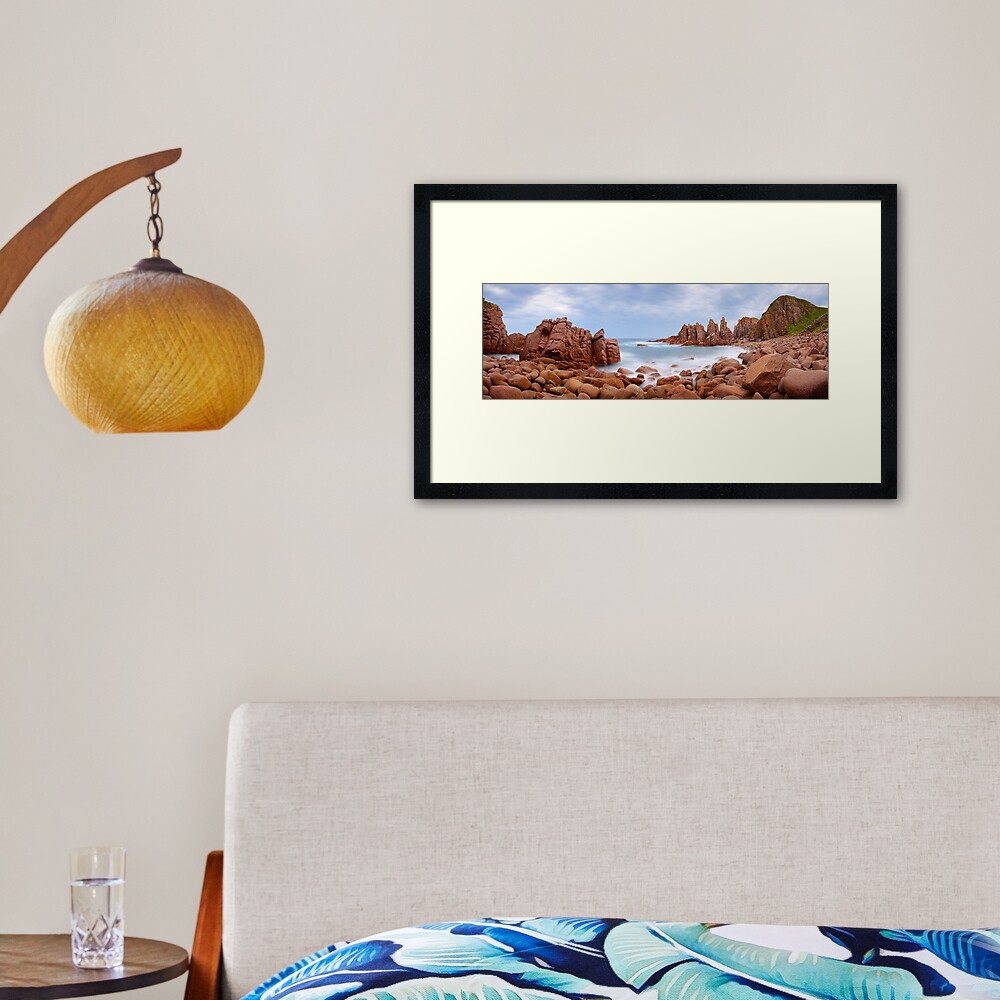 The Pinnacles, Phillip Island, Victoria, Australia Framed Art Print