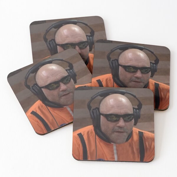 Joe Rogan in Outer Space Coasters (Set of 4)
