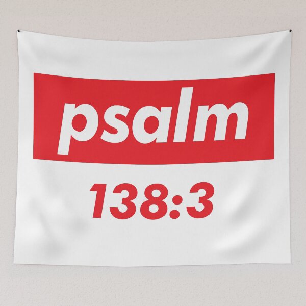 Item preview, Psalm 138:3 You Answered Me You Made Me Bold And Stouthearted designed and sold by ProjectX23.