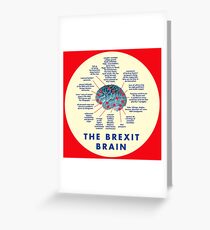 THE BREXIT BRAIN - A GUIDE Greeting Card