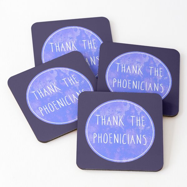 Item preview, Thank the Phoenicians - Florida Theme Park Attraction Quote designed and sold by TimorousEclectc.