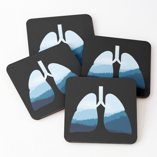 Item preview, Inhale Nature | Clean Air Lung Breathing designed and sold by anziehend.