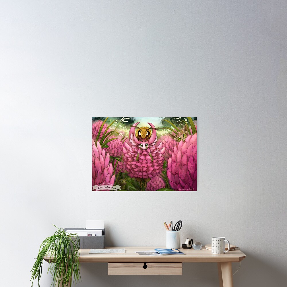 Gardendragons - Clover Sprites Poster