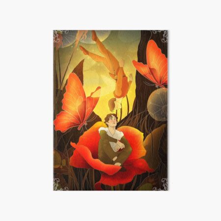 The Flower Art Board Print