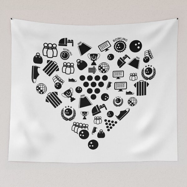 Item preview, I Love Bowling | Bowler Heart Ball Strike League designed and sold by anziehend.
